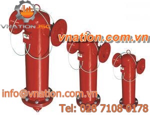 compressed air filter / flange