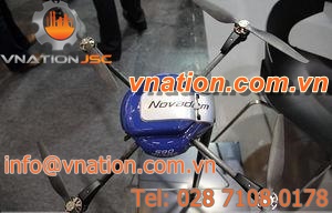 rotary airfoil UAV / quadrotor / aerial photography / gyrostabilized turret