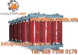 distribution transformer / cast resin dry type / padmount / three-phase