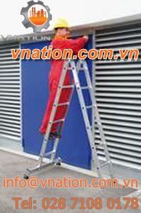 folding ladder / aluminum / multifunction