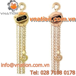 manual chain hoist / antispark