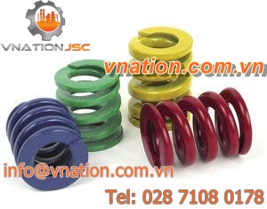 compression spring / wire / for heavy loads