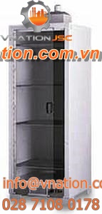 hinged door drying cabinet / metal / floor-standing