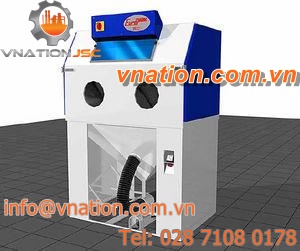 suction blast cabinet / with turntable