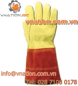 handling gloves / wear-resistant / leather