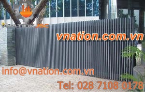 sliding gate / pedestrian / automatic / compact
