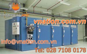 drying oven / heat treatment / curing / gas-fired
