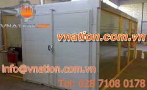 drying oven / truck-in / hot air impingement / compact