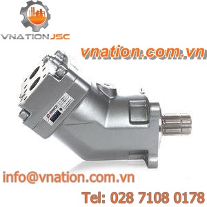 axial piston hydraulic motor / fixed-displacement / bent-axis / compact