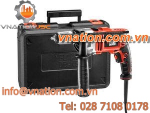 electric drill / impact / compact / variable-speed