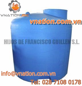 water tank / storage / polyethylene / vertical