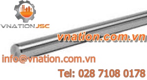 precision shaft / single / steel / chrome