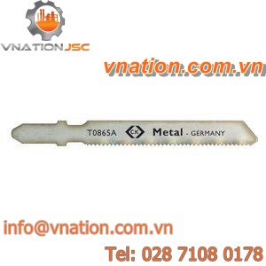 jig saw blade / bimetallic / for metal