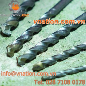 solid drill bit / masonry / for steel / tungsten carbide