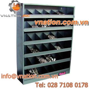 storage cabinet / free-standing / shelf / steel