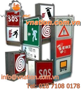 tunnel safety sign