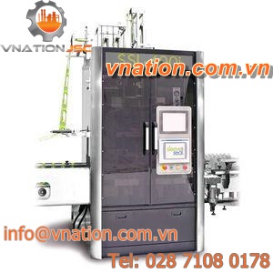 side labeler / shrink sleeve / horizontal / for containers