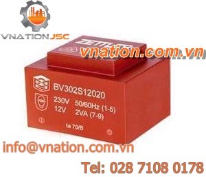 power transformer / ferrite / for printed circuit boards / for electronics