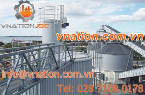 aluminum silo / stainless steel