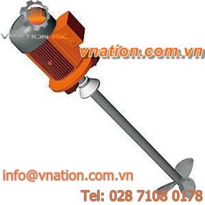 pharmaceutical industry agitator / for the food industry / rotary / top-entry