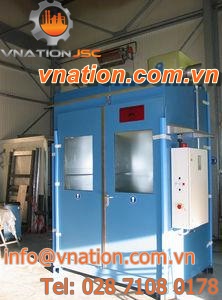 suction booth / for toxic barrels