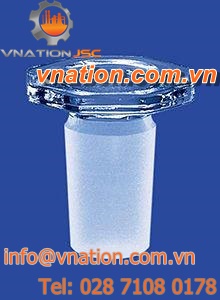 conical plug / male / glass / for laboratory glassware