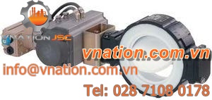 butterfly valve / control / for chemicals / double-offset