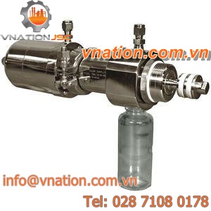 slurry sampler / water / for solids / liquid