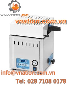 laboratory autoclave / top-loading / vertical / bench-top