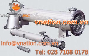 compact heat exchanger / shell and tube / liquid/liquid / stainless steel