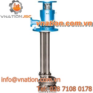 chemical pump / centrifugal with volute / semi-submersible / vertical