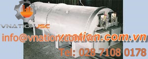 radiant heater / circulation / for process gas / electric