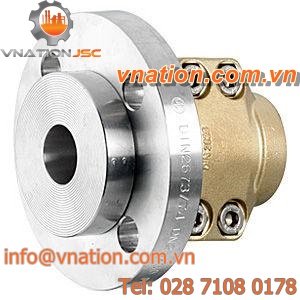 flange fitting / straight / for hoses