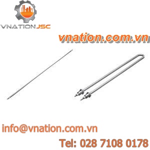 tubular heating element / round / lead