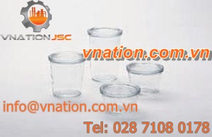 flat-bottom flask / borosilicate glass / for cell cultures