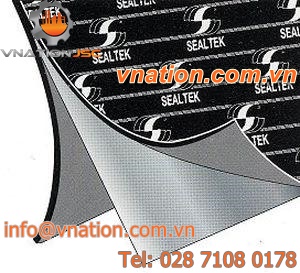 flat gasket sheet / flange / expanded graphite / for chemical applications