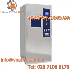 laboratory sterilizer / process / steam / for liquids