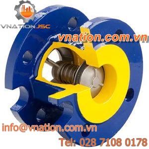 flange check valve / for water / for steam / low-pressure