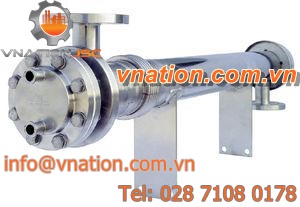 tubular heat exchanger / liquid/liquid / sanitary