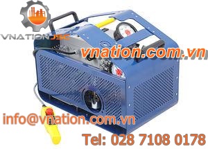 electrically-powered hydraulic power unit / for tensioning devices / mobile