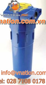 compressed air filter / cartridge / high-efficiency / pleated