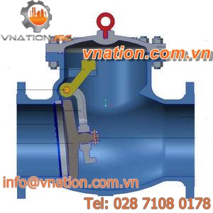 swing check valve / flange / weld / low-pressure