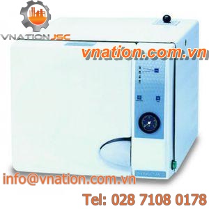 laboratory sterilizer / steam / horizontal / automatic