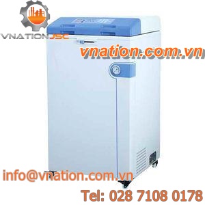laboratory sterilizer / steam / automatic / vertical