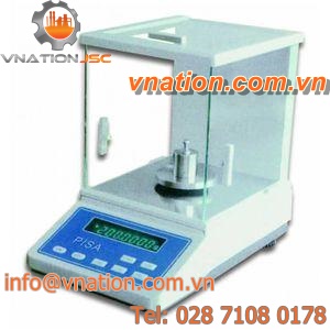 analysis scales / laboratory / with LED display / compact