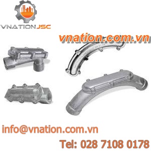 threaded fitting / elbow / light alloy / conduit