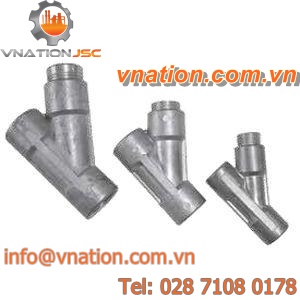 waterproof fitting / threaded / Y / light alloy