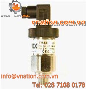 IP67 pressure transducer / IP65 / brass / stainless steel