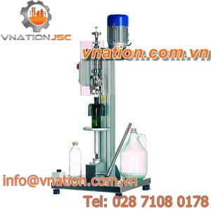 pressure capping machine / semi-automatic / bottle