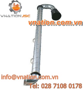 exhaust gas extraction nozzle